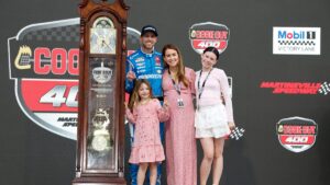 Driver for NASCAR Nashville race if son born