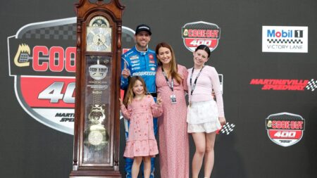Driver for NASCAR Nashville race if son born
