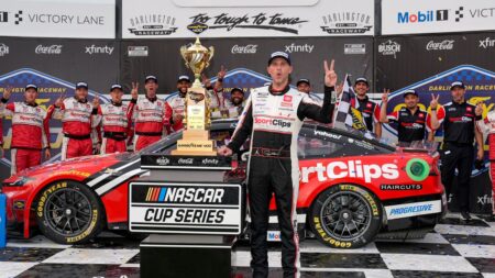 Denny Hamlin to miss NASCAR Cup race in Mexico following birth of son