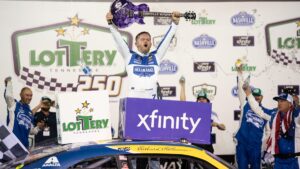 Justin Allgaier, Dale Earnhardt Jr. win