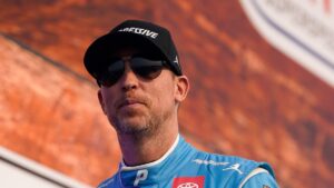 Driver for NASCAR Michigan race if son born