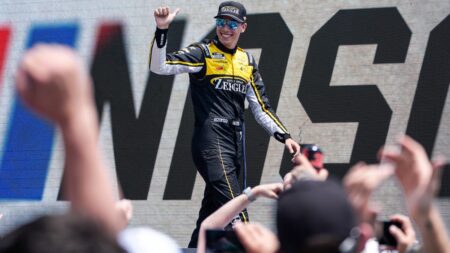 Ricky Stenhouse Jr., Carson Hocevar argue after NASCAR Mexico race