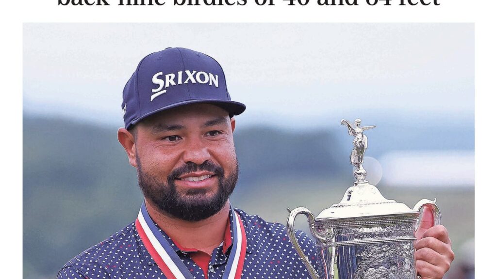 Commemorate J.J. Spaun’s U.S. Open title with our page print