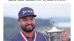 Commemorate J.J. Spaun’s U.S. Open title with our page print