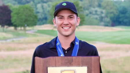 Westfield High School senior Will Harvey wins IHSAA boys golf state title