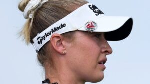 Nelly Korda sits four back at Women’s PGA, says neck is on the mend