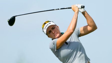 Lexi Thompson holds clubhouse lead in second round at KPMG Women’s PGA