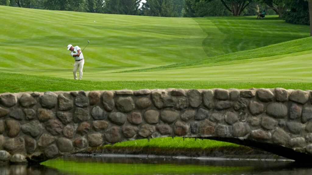 Els, Harrington discuss The Monster at Kaulig Companies Championship