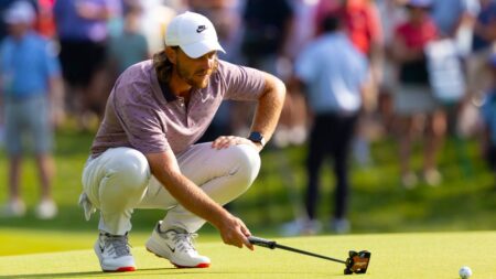 Travelers Championship Tommy Fleetwood 63 Scottie Scheffler struggles
