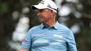 Padraig Harrington chides Roger Maltbie at U.S. Senior Open