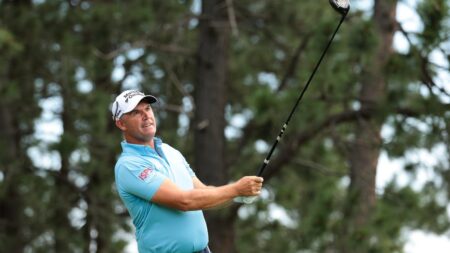 Padraig Harrington outlasts Stewart Cink and Miguel Angel Jimenez to win U.S. Senior Open
