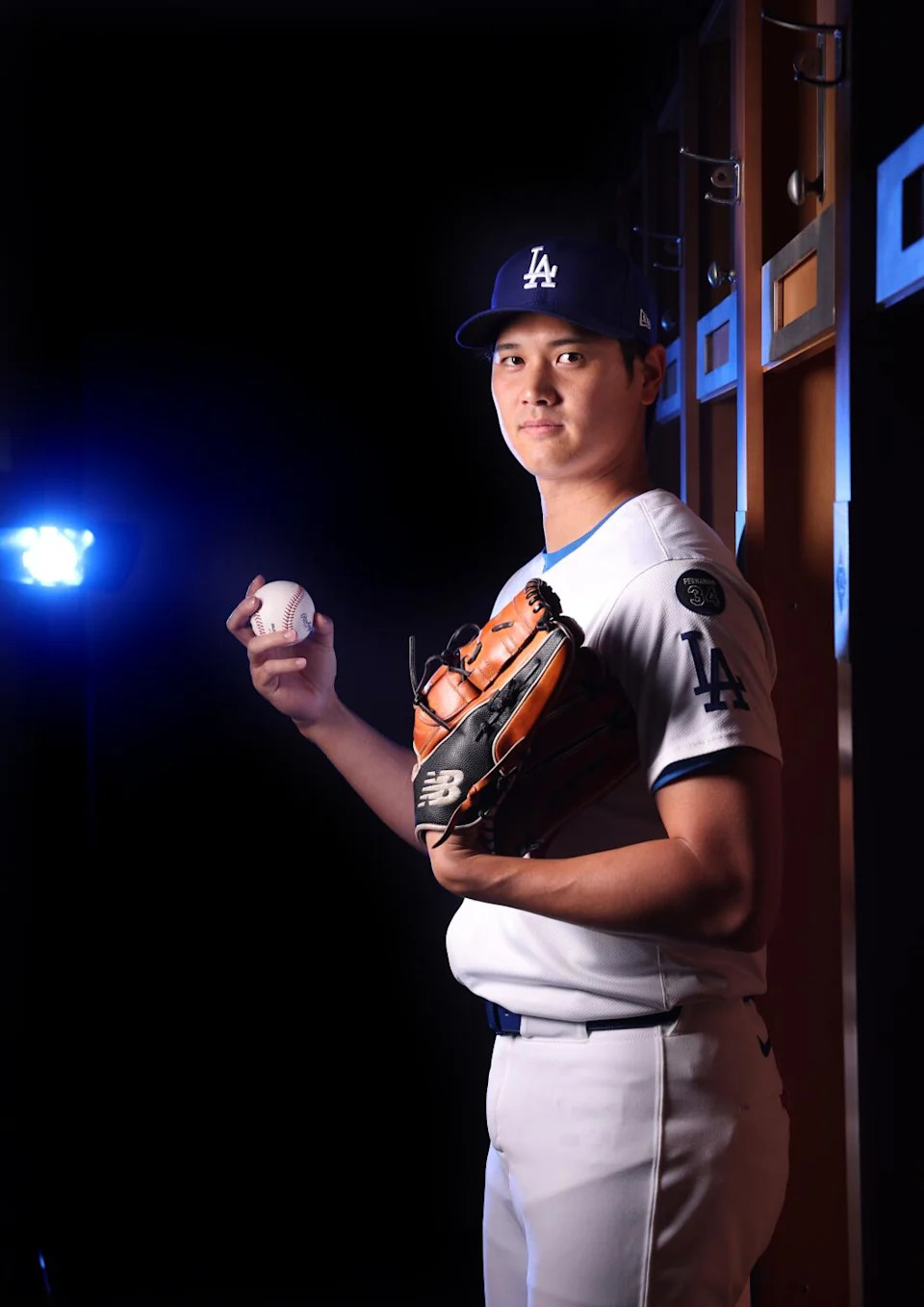 Dodgers pitcher Shohei Ohtani in Phoenix in February.