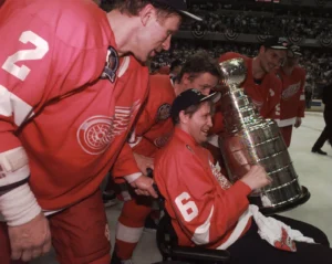 Remembering Detroit’s Emotional 1998 Stanley Cup Game 4 Win: Yzerman Hands Cup to Konstantinov
