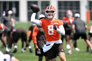 Browns wide receiver Diontae Johnson predicts Kenny Pickett will get first shot as team’s starting QB