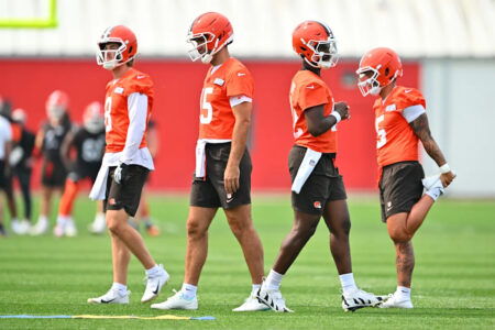 How Browns’ decision-makers view QB battle, where everyone from Joe Flacco to Shedeur Sanders ‘has got to earn their keep’