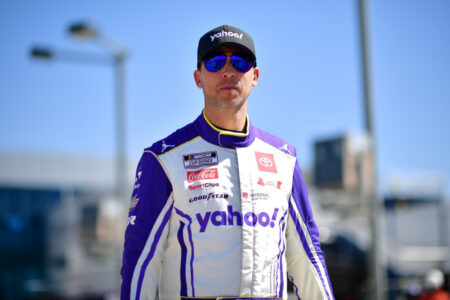 Denny Hamlin Warns Ryan Truex While Throwing Shade at Aric Almirola