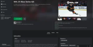 NHL 25 Playable On PC Via Xbox Cloud Gaming