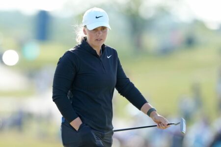 Maja Stark edges ahead at US Women’s Open as Nelly Korda remains in contention