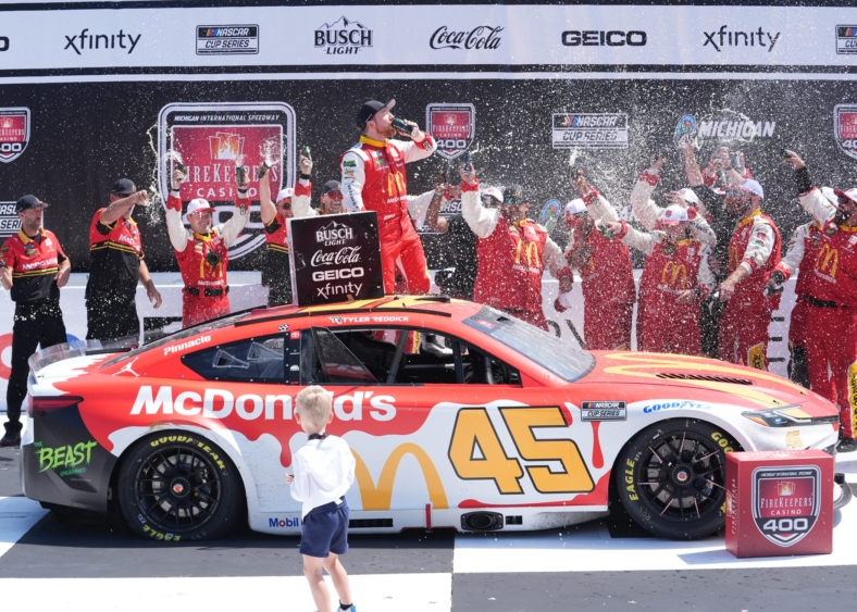 NASCAR entry list Michigan 2025
