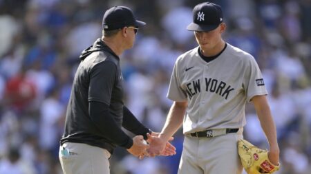 Yankees pitching no-shows for second consecutive game in 18-2 loss to Dodgers