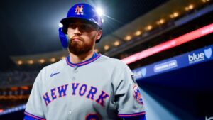 Mets, Brandon Nimmo discuss play on Freddie Freeman's fly ball in 10th inning: 'It's not as routine as it looked'