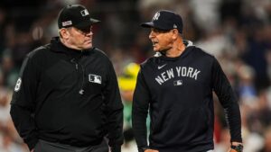 Yankees' Aaron Boone talks heated 10th-inning ejection: 'I want the courage to overturn the call'