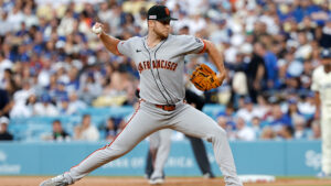 Landen Roupp roughed up early in loss vs. Dodgers – NBC Sports Bay Area & California
