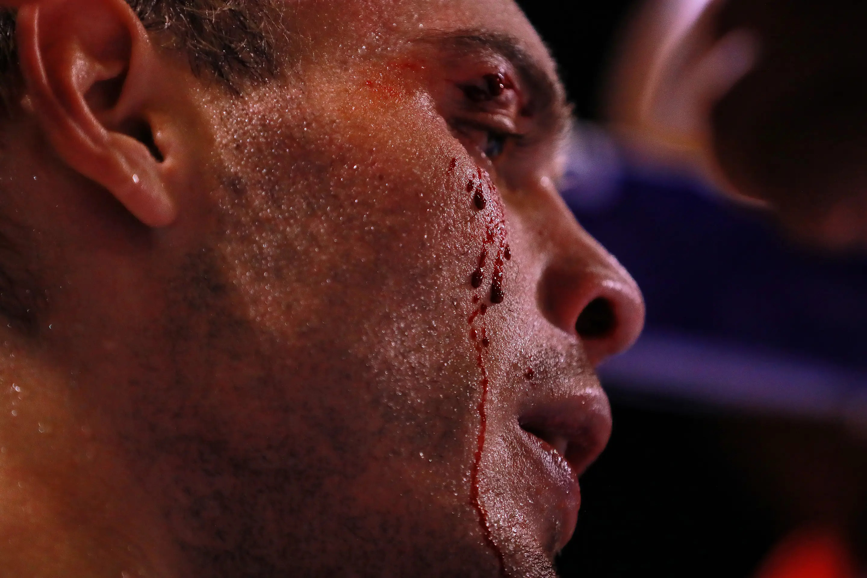 GUADALAJARA, MEXICO - JUNE 19: Julio Cesar Chavez Jr. gestures during a fight against Anderson
