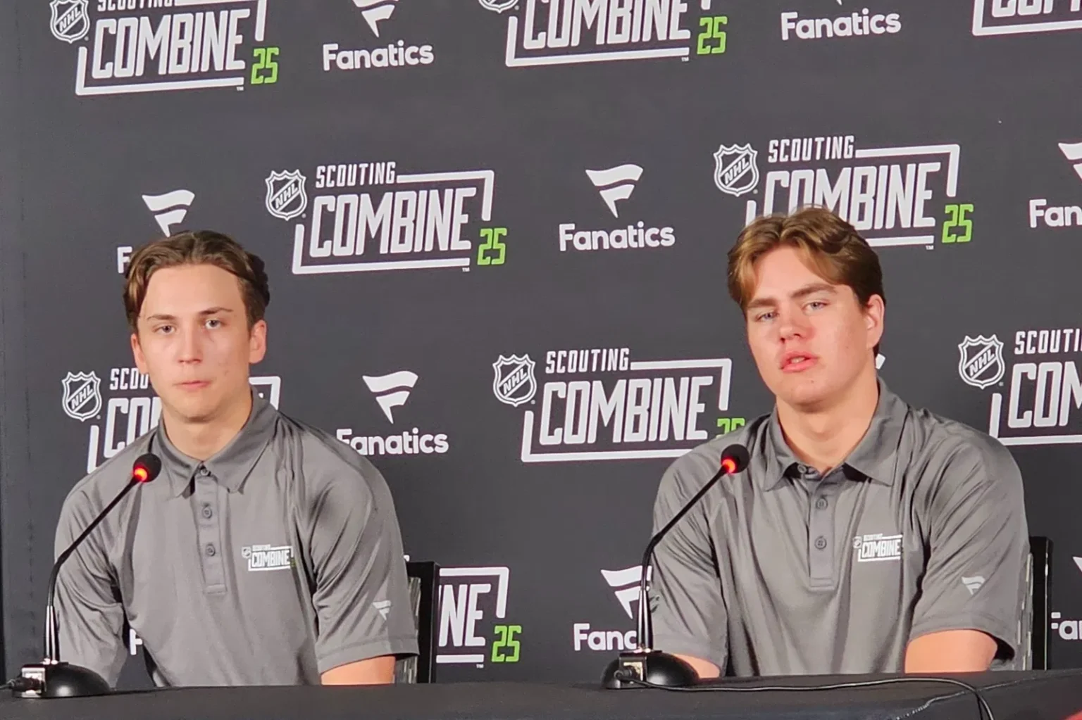 NHL Draft-Eligible Duo Frondell And Eklund Wouldn't Stop Asking Their Coach To Play Together