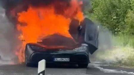 This Burning Mercedes-AMG One Breaks Our Hearts