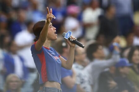 Nezza says she sang national anthem in Spanish at Dodger Stadium against team’s wishes