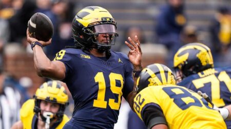 Bryce Underwood living up to hype: Michigan’s ‘unique’ freshman QB making strong push to start in 2025