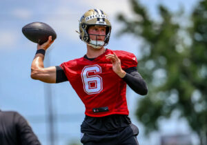 Tyler Shough confident he can handle starting as a rookie: ‘You’re not going to faze me if we start off 0-2 or I f***ing suck’