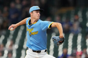 Brewers prospect Jacob Misiorowski exits with ankle injury amid no-hit bid in MLB debut