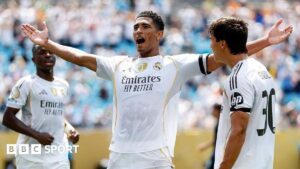 Jude Bellingham: Real Madrid star scores and then ignites friendly rivalry with brother Jobe