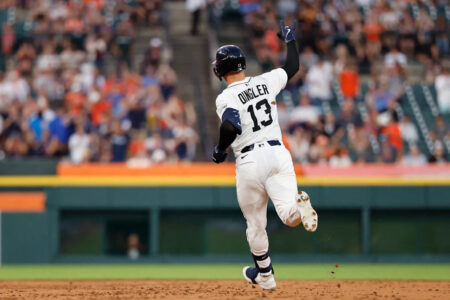Tigers trounce A’s, become first MLB team to reach 50 wins