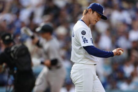 Yoshinobu Yamamoto runs into problems quickly as Yankees thwart Dodgers sweep