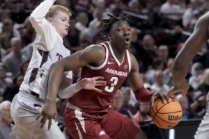 Lakers trade up again to acquire Adou Thiero at No. 36 in NBA draft
