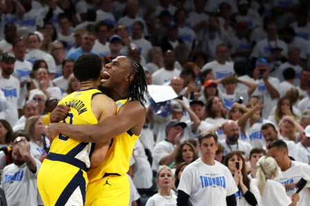 Pacers vs. Thunder: Caitlin Clark, Magic Johnson among the many stunned by Indiana’s comeback in NBA Finals Game 1
