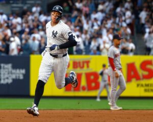 Aaron Judge crushes home run off Red Sox rookie after ‘crazy’ Yankees jibe