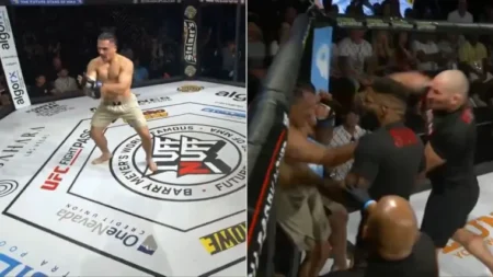 WATCH: Sean Strickland storms cage, attacks fighter at amateur MMA event