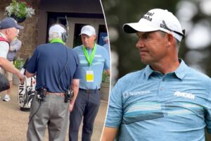 Padraig Harrington get into fiery run-in with Roger Maltbie