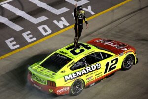 Ryan Blaney was “waiting for a yellow” on his way to Nashville win