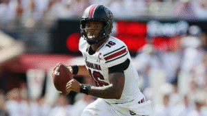 South Carolina’s LaNorris Sellers praises Alabama, avoids bulletin board material ahead of October clash