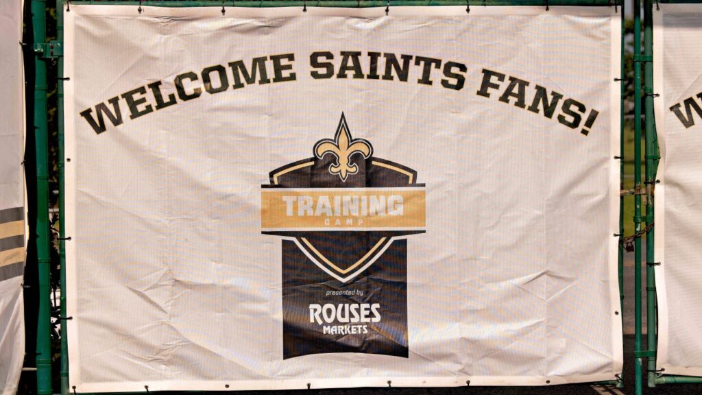 Saints will have nine open practices at the team facility before departing for California