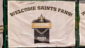 Saints will have nine open practices at the team facility before departing for California