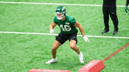 Second-rounder Mason Taylor focused on becoming a “full tight end” for Jets