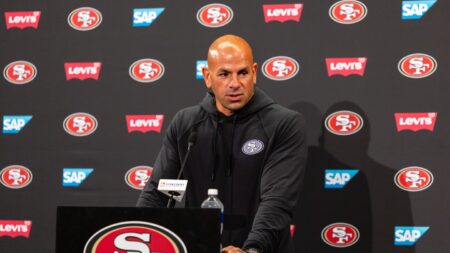 George Kittle on Robert Saleh’s return: Violence is coming