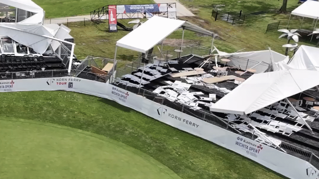 Site of this week’s Korn Ferry Tour event badly damaged after overnight storm