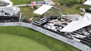 Site of this week’s Korn Ferry Tour event badly damaged after overnight storm